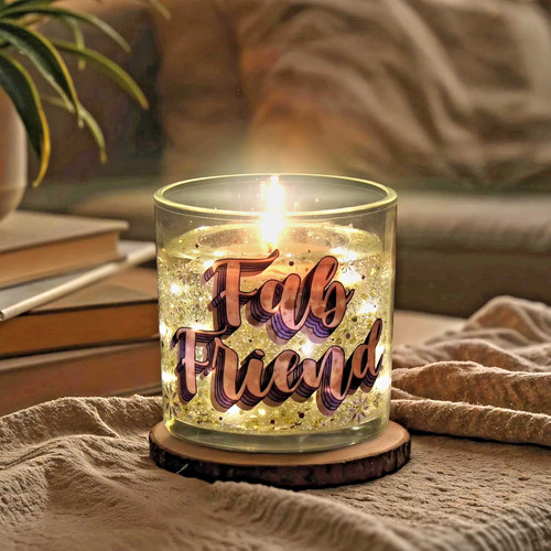 Light scented candle - scented,