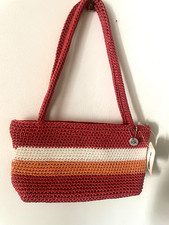 The Sak crochet bag rosy pink