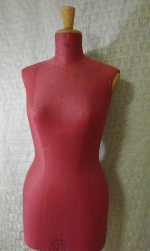 Vtg dress form - vtg, fabric