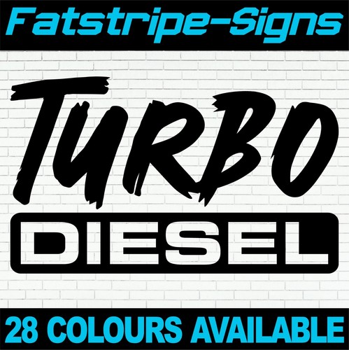 Turbo diesel stickers - diesel, graphics