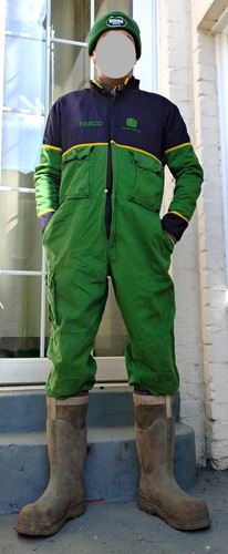 Mens john deere green black - green,