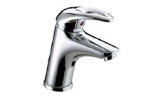 Basin Mixer Tap Bathroom with Clicker Waste - Bristan Java Chrome