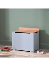 Wooden toy box with seat - box,