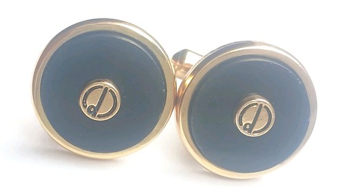 Dunhill cufflinks gold - dunhill,