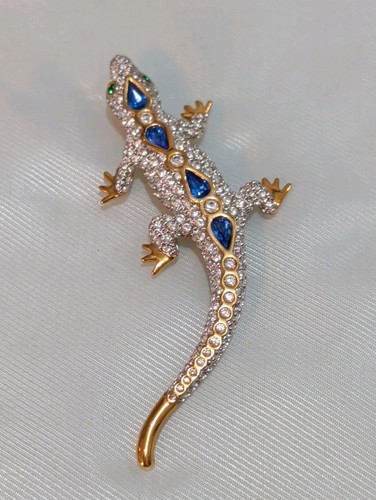 Vintage swarovski lizard - vintage,