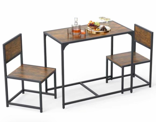 Industrial piece dining set - dining,
