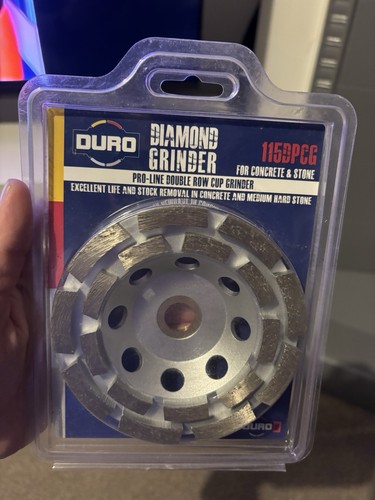 Duro dpcg diamond cup grinder - cup,