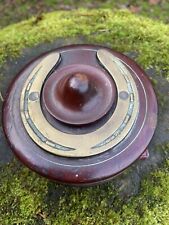 Mahogany Driving Carriage Whip Reel Holder Late C19 / Early C20 In Date VGC+