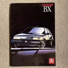 Citroen BX Range Brochure 1989 - TE TGE TGS TZS TGD TZD GTi Turbo 4x4 16 Valve