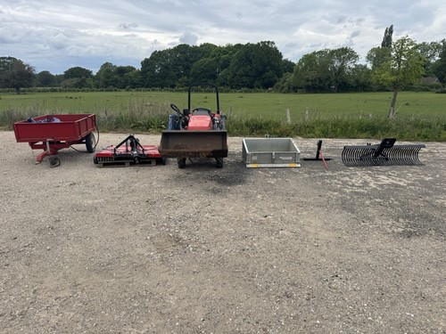 Tractor and attachments - tractor,