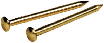 Brass plated escutcheon pins - escutcheon,