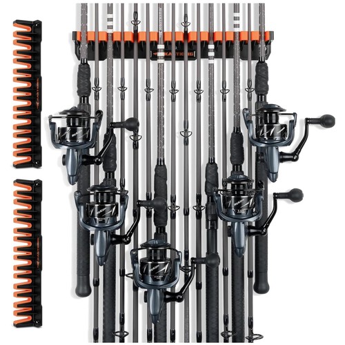 Vertical fishing rod rack - fishing,