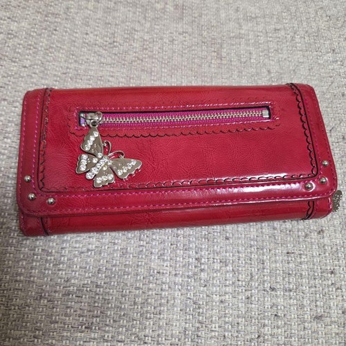 Anna sui long wallet - anna, red