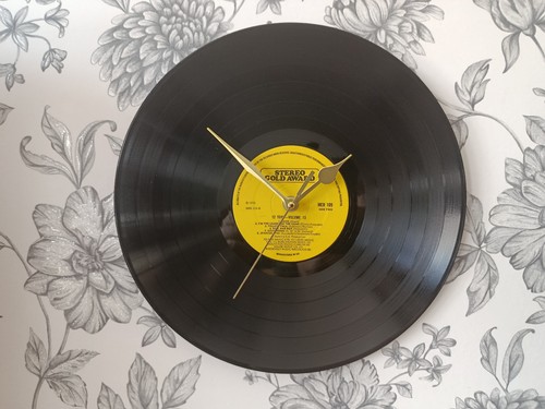 Vinyl record clock - vinyl, 12"