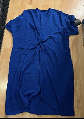 Pinstripe ladies long - -, blue