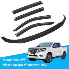 For Nissan Navara NP300 14-20 Wind Deflector Bonnet Protector Body Kit Styling
