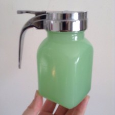 Vtg Tablecraft Jadeite Glass