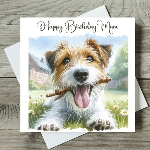 Jack russell birthday card - jack,