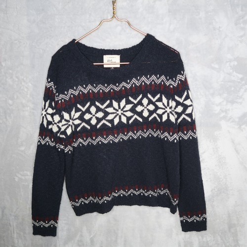 Navy blue fair isle - fair,