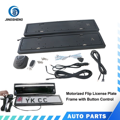 Motorized flip license plate - flip,