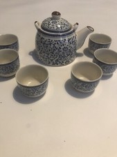 Chinese Tea Set - Blue and