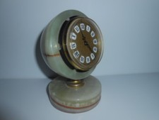 MARBLE ONYX MANTLE CLOCK