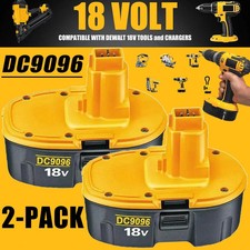 2PACK 18V For Dewalt 18 VOLT