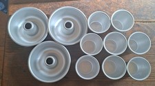 8 Dariole Moulds & 3 Rum Baba