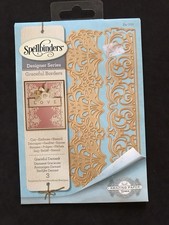 Graceful Damask Borders Spellbinders Designer Series metal cutting craft die set