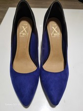  Blue/Black Court Shoes UK 6