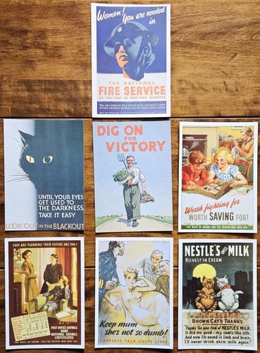Postcards 7 reproduction - postcards,