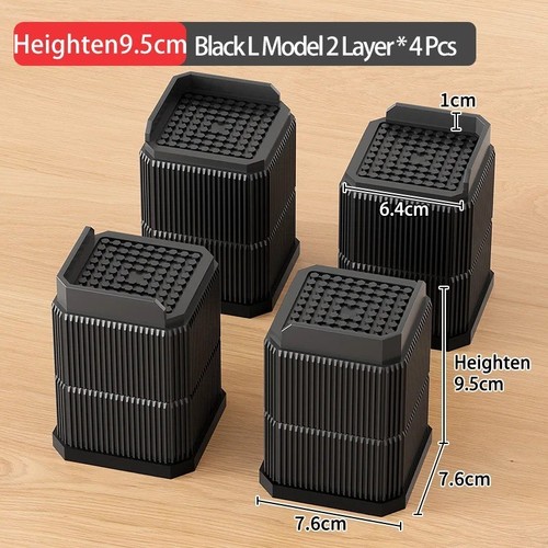 Adjustable furniture risers - adjustable,