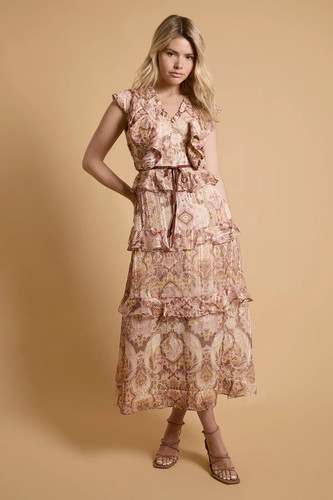 Oasis orange midaxi dress - oasis,