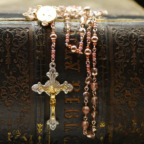 Handmade catholic chain rosary - handmade,