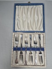 Vintage EPNS A1 Cake Fork Set