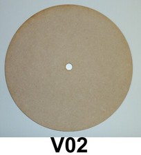 5 X WOODEN CLOCK FACE 200MM