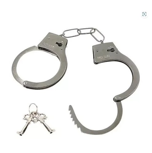 Kids toy metal handcuffs - toy,