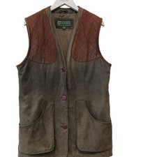Hidepark Women's Leather  Gilet / Waistcoat Size M 