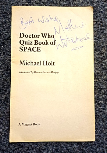 Doctor who quiz - book, of