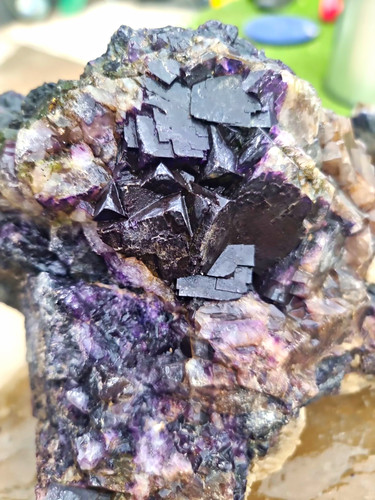 Amazing rare blue john
