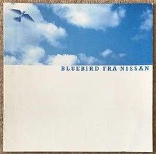 NISSAN BLUEBIRD LF Car Sales Brochure JUNE 1982 #9999712164 NORWEGIAN TEXT 1.8GL