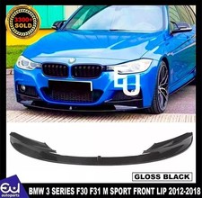 FOR BMW 3 SERIES F30 F31 M SPORT FRONT BUMPER SPLITTER LIP GLOSS BLACK 2012-2018