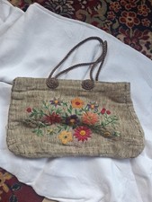 1920s 1930s Embroidered Bag