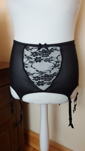 90s size black suspender - size,