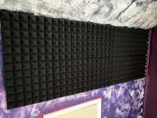 Acoustic Soundproofing Foam Tiles, convoluted egg profile, room/hall/club/studio