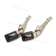 Mid Exhaust Pipe Carbon Fiber Escape System 47MM For Honda CBR1000RR 2008-2016
