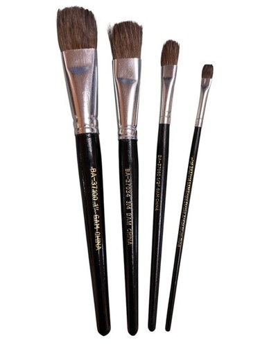 Lot artist brushes one each - brushes,