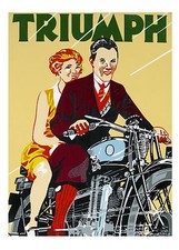 triumph motorbikes vintage old