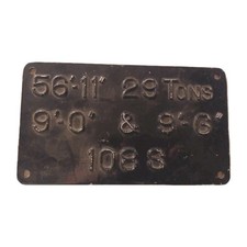 Railwayana Cast Alloy