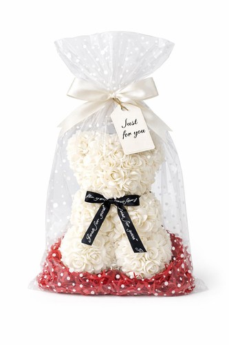 Valentines luxury rose bear - valentines,